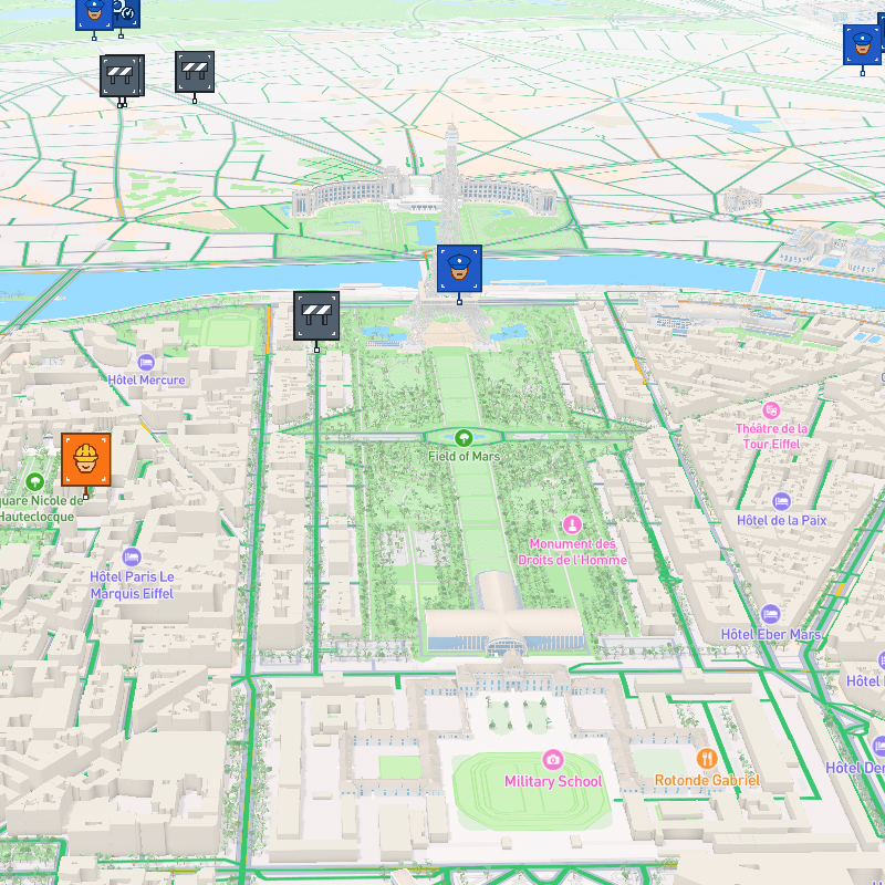 codriver 3D Cityscape view